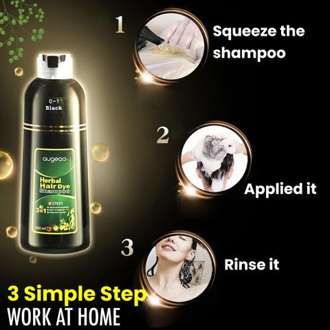 HairDye™ kruiden shampoo | Voor een donkere haarkleur