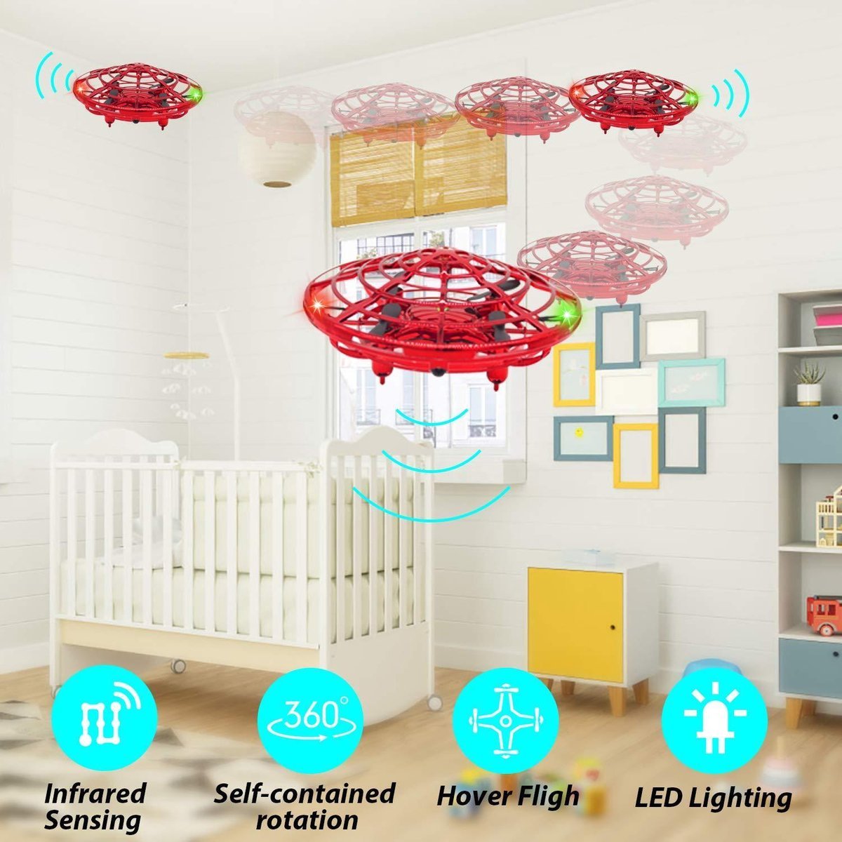 Mini Flip™ - Hand Bestuurde Mini UFO Drone