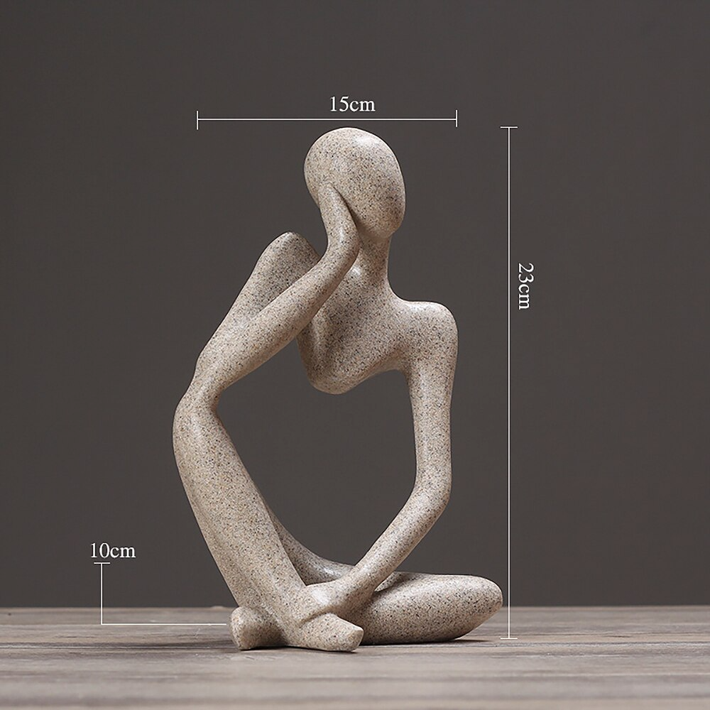 The Thinker™ | Abstract Miniatuur Sculptuur