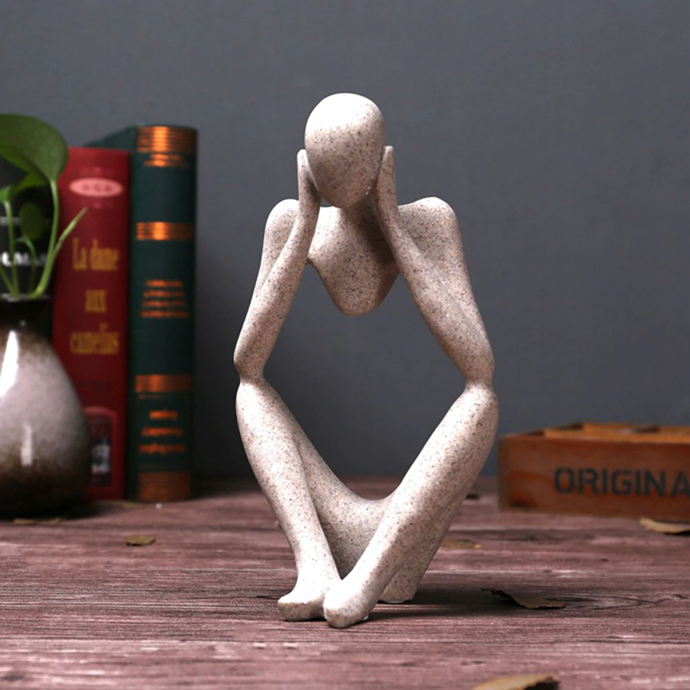 The Thinker™ | Abstract Miniatuur Sculptuur