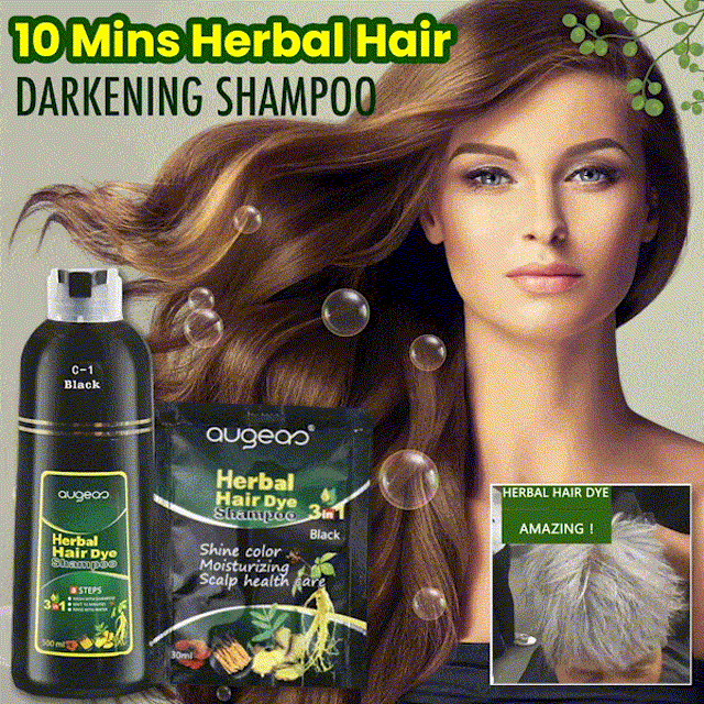 HairDye™ kruiden shampoo | Voor een donkere haarkleur