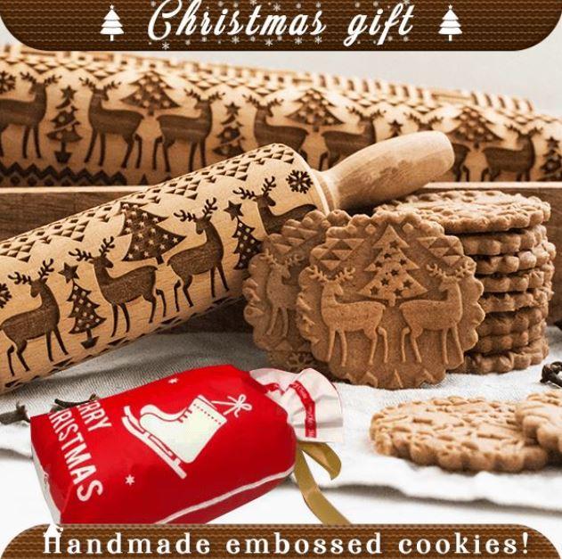CookiesArt™ - 3D Kerst Rollende Pin