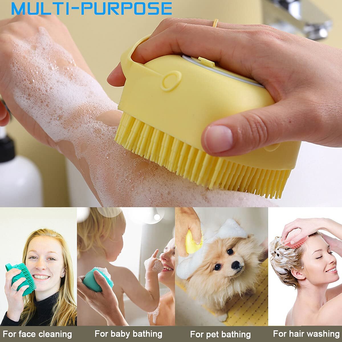 Pet Brush™️ I Silicone borstel vloeibare zeep dispenser (1+1 GRATIS)